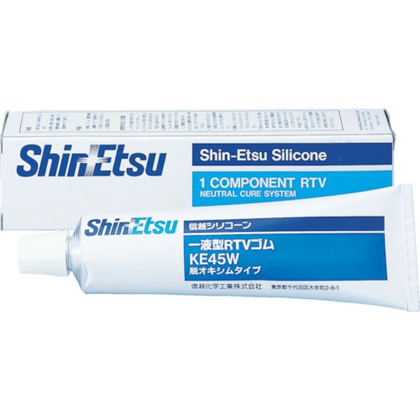 ・電気絶縁用のほか一般シーリング用にも使用できます。・硬化時に悪臭がなく、金属に対する腐食の心配もほとんどありません。・モルタルや白セメントのようなアルカリ物質にも優れた接着性を示します。・プライマーは不要です。・電気・電子機器、一般工業用シーリング。・色:透明・容量(g):100・使用温度範囲:-40〜180℃・ペースト状・プライマー不要・主成分:シリコーンゴム・生産国 日本・JANコード 4582118735044・質量 114gKE45T-100楽天 HD店　