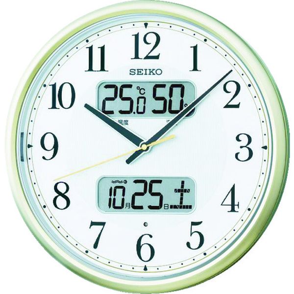 【メーカー在庫あり】 セイコープレシジョン(株) SEIKO 電波掛時計 P枠 KX384S HD店
