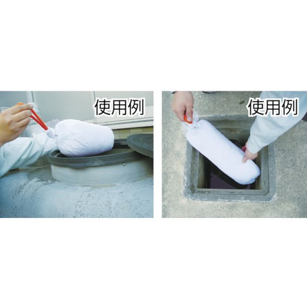 ヒロチー商事 ハーレー 楽天市場店の【メーカー在庫あり】 吸収材(ピロータイプ) 油吸収材 アブラトール チューブ (6本入) 油吸収量7L MFT40 HD店｜アングル2