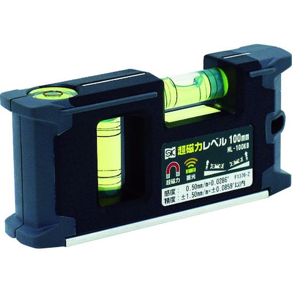 【メーカー在庫あり】 新潟精機(株) SK 超磁力レベル ML-100KB HD