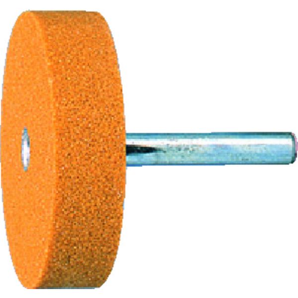 【メーカー在庫あり】 MO781P トラスコ中山(株) TRUSCO 軸付砥石WA 平型 Φ32X幅10X軸6 ＃60 5本入 MO-781P HD店