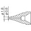 【メーカー在庫あり】 白光(株) 白光 ノズル 0.8MM S型 N61-04 HD