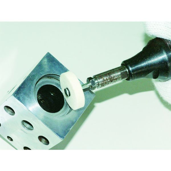 【メーカー在庫あり】 NM251000 トラスコ中山(株) TRUSCO ナイロンミニホイール ソフト ＃1000 Φ25X軸径3 25枚入 NM25-1000 HD店