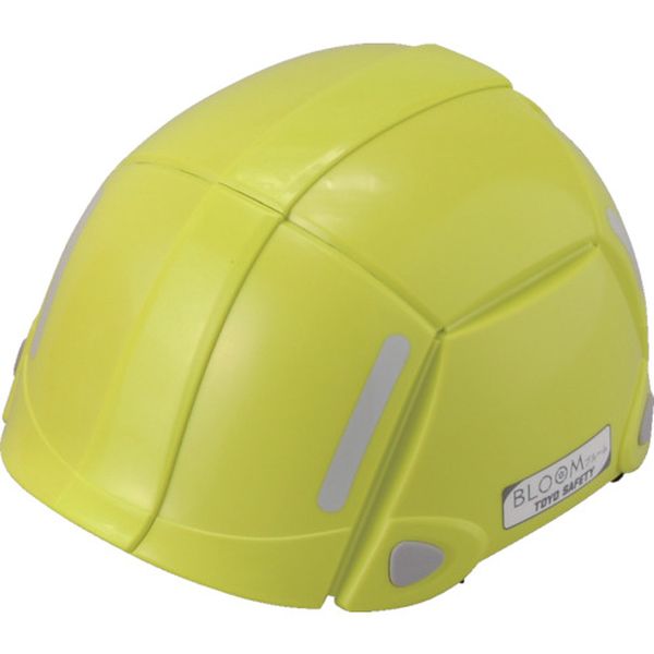 ・収納性、携帯性に優れた防災用折りたたみヘルメットです。・ひもを引くだけでヘルメットに早変わり、緊急時簡単に組み立てが可能です。・防災用。・色:ライム・厚生労働省保護帽の規格「飛来・落下物用」国家検定合格品・折りたたみ時寸法:345×195×80mm・立体時寸法:275×145×208mm・帽体：PP+PE樹脂・帽体中央カバー：ABS樹脂・生産国 日本・JANコード 4962087108443・質量 430gNO100-LM楽天 HD店　
