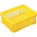 【メーカー在庫あり】 SB9 SB型コンテナ(メッシュタイプ) W370×D282×H125 黄 黄 SB-9 HD店