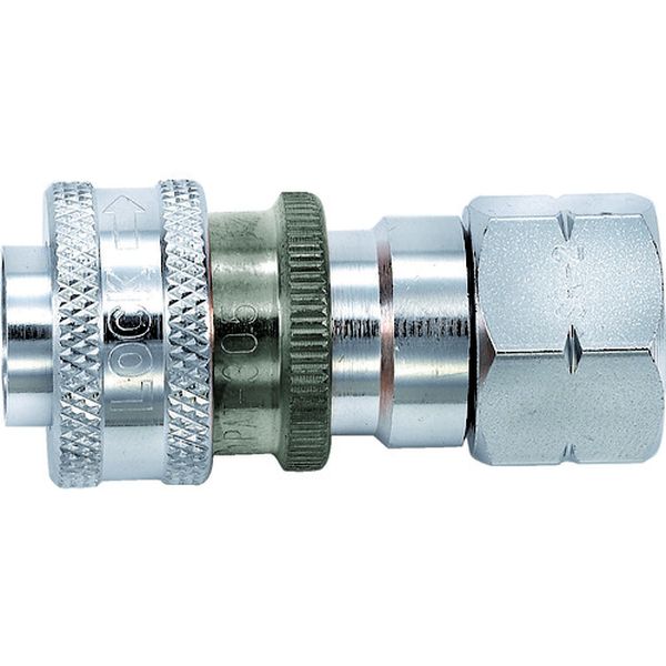 ・ガス溶断用専用カプラジョイントです。・溶断用酸素・アセチレン調整器や切断器に取り付けられます。・二重安全ロック方式です。・ワンタッチロック方式です。・二重安全シール機構です。・適合流体：酸素・接続サイズ：M16-1.5右・用途：調整器用・...