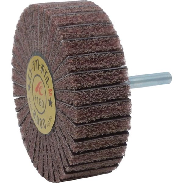 【メーカー在庫あり】 SW8025M180 スコーライトホイルM 軸径6mm #180 外径80×幅25×軸長40 5個入り SW8025-M-180 HD店