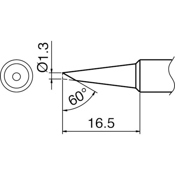 【メーカー在庫あり】 白光(株) 白光 こて先 S6型 T18-S6 HD