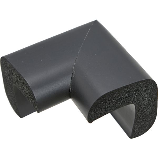 【メーカー在庫あり】 TAC32YS トラスコ中山(株) TRUSCO 安心クッション コーナー用 油面接着 小 1個入 ブラック TAC-32YS HD店