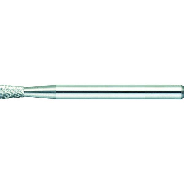 ・切れ味が良くスムーズな加工ができます。・オール超硬タイプです。・ダブルカットの刃形状のため、細かく切れた切り粉となります。・加工物に食いつかず、スムーズな加工ができます。・主に金属部品、製品のバリ取り、面取りに使用します。・形状：逆テーパー型(ダブルカット)・刃径(mm)：3.0・刃長(mm)：4.0・軸径(mm)：3・軸長(mm)：34.0・角度(°)：10・タイプ：オール超硬・最高使用回転数(rpm)：40000・作業時は必ず安全帽、安全メガネなどの保護具をご着用ください。・最高使用回転数は推奨値です。・生産国 アメリカ・JANコード 4989999042603・質量 7g・コード：384-0581 ・品目：TB52A030TB52A030楽天 HD店　