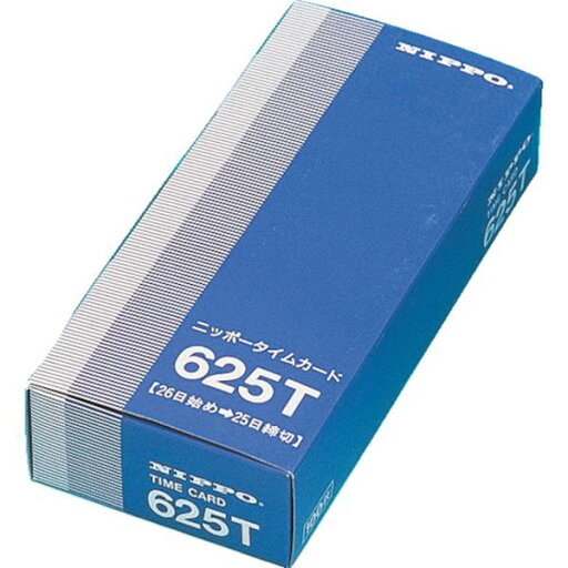 【メーカー在庫あり】 ニッポー(株) ニッポー タイムカード(NTRシリーズ用)25日締 TC-625T HD 【メーカー在庫あり】 ニッポー(株) ニッポー タイムカード(NTRシリーズ用)25日締 TC-625T HD