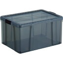 【メーカー在庫あり】 TCR04DBK トラスコ中山(株) TRUSCO クリアライトボックス 86L 黒半透明 TCR-04D-BK HD店