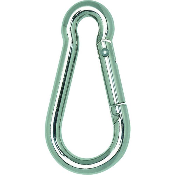 【メーカー在庫あり】 トラスコ中山(株) TRUSCO 国産カラビナハーケン B型 スチール製 8X80mm TKH-8B HD