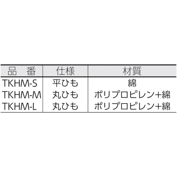 【メーカー在庫あり】 TKHMS トラスコ中山(株) TRUSCO 安全靴用紐 短靴用 平紐 TKHM-S HD店 2