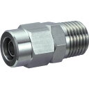 【メーカー在庫あり】 TS1204M トラスコ中山(株) TRUSCO SUSメイルコネクタ 適用チューブ径12X10 ねじR1/2 TS12-04M HD店