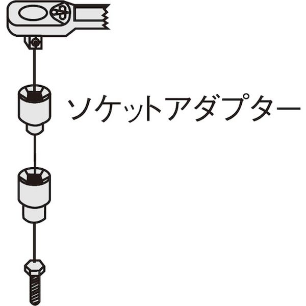 【メーカー在庫あり】 トラスコ中山(株) TRUSCO ソケットアダプター TSA34 HD店