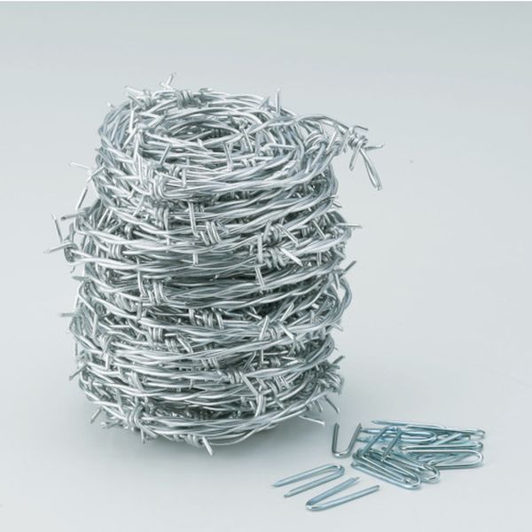 【メーカー在庫あり】 TUW20100 トラスコ中山(株) TRUSCO 有刺鉄線 溶融亜鉛メッキ 1.9mm×100m TUW-20-..