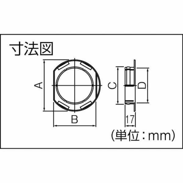 【メーカー在庫あり】 UWC65 因幡電機産業(株)因幡電工カンパニー 因幡電工 うす型ウォールキャップ UWC-65 HD店