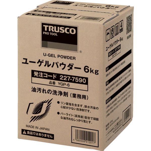 【メーカー在庫あり】 YGP6 トラスコ中山(株) TRUSCO ユーゲルパウダー 6kg YGP-6 HD店