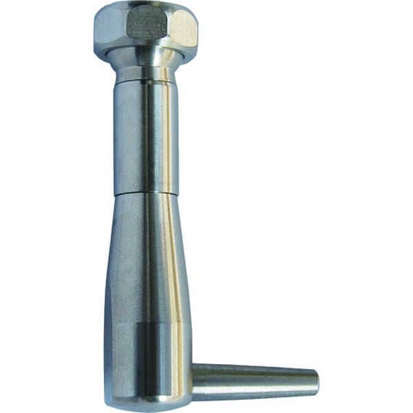 【メーカー在庫あり】 ステンレス製クーラントホース(1/4システム)用90°丸ロングノズル55L 先端ノズル交換式5L・10L・20L各1個付 1HA-DU-2 HD店