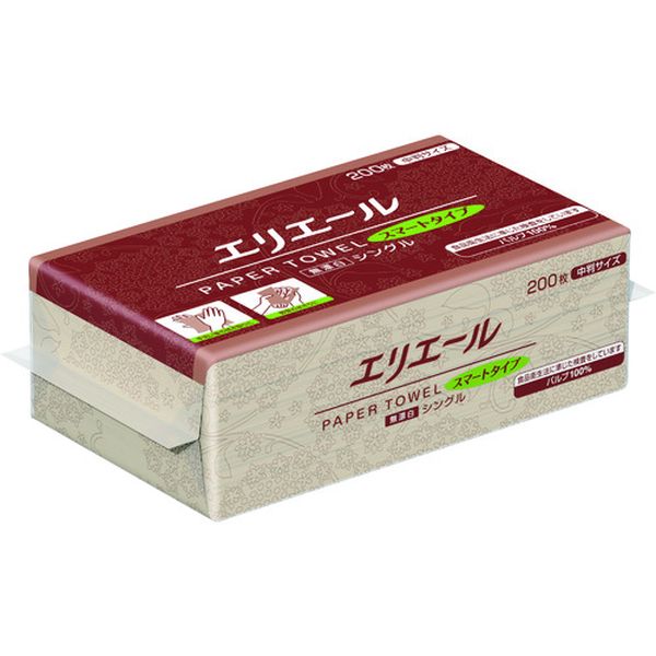 ・無漂白パルプを使用した食材にも安心なペーパータオルです。・食品工場、医療施設での衛生的な手拭きに。・食材紙のわかりに。・シートサイズ(mm)：230×210・色：ブラウン・ケース入数：200枚×30パック・無漂白パルプ・生産国 日本・JANコード 4902011705133・質量 9.400kg703513楽天 HD店　