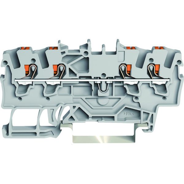 【メーカー在庫あり】 22011401PK プッシュボタン操作タイプ スプリング式中継端子台2201シリーズ4線式用 2201-1401-PK HD店