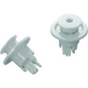 【メーカー在庫あり】 631800604WH (株)国盛化学 KUNIMORI パンロック φ6×L4 白(100個入り) 63180-0604-WH HD店