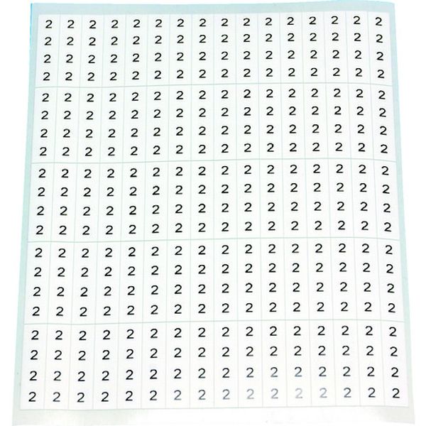 【メーカー在庫あり】 CAL2 トラスコ中山(株) TRUSCO ケーブル用ラベル 「2」 10枚...