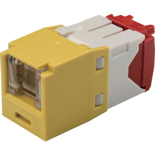 【メーカー在庫あり】 パンドウイットコーポレーション パンドウイット カテゴリ5E シャッター付モジュラージャック 黄 CJH5E88TGYL HD店