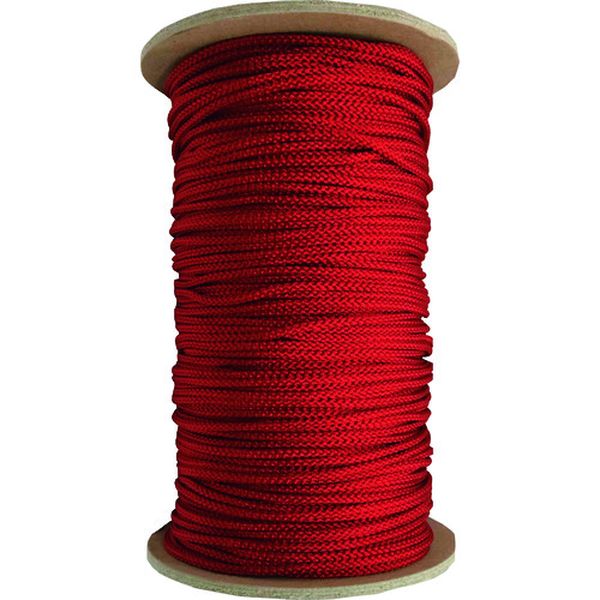 【メーカー在庫あり】 PAR8007 (株)ユタカメイク ユタカメイク 江戸打ち紐 赤 約3mm×130m PAR-8007 HD店