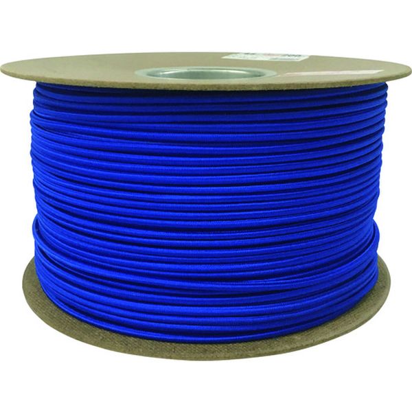 【メーカー在庫あり】 PRT18 (株)ユタカメイク ユタカメイク タイトゴムロープドラム巻 4.5mm×200m ブルー PRT-18 HD店