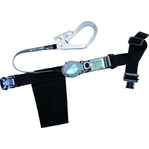 【メーカー在庫あり】 胴ベルト型墜落制止用器具(巻取タイプ)ロック機構付き 2WAYリトライト 黒 Mサイズ 幅50MM×長さ1200MM TB-TRL-OT593-BLK-M-BP HD店
