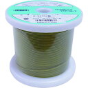 【メーカー在庫あり】 TSY8VYL (株)ニッサチェイン ニッサチェイン 黄色 コーティングワイヤーロープ 0.85mm×100m TSY8V-YL HD店