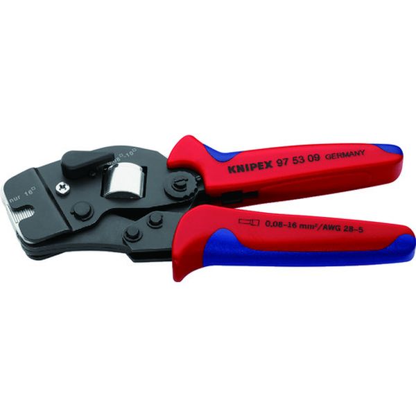 Crimp Pliers - 【メーカー在庫あり】 975309 KNIPEX社 KNIPEX ワイヤーエンドスリーブ圧着ペンチ 9753-09 HD店