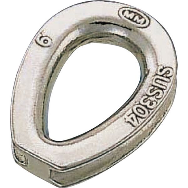 【メーカー在庫あり】 A1049 (株)水本機械製作所 水本 ステンレス シンブル 使用ロープ径16mm A-1049 H..