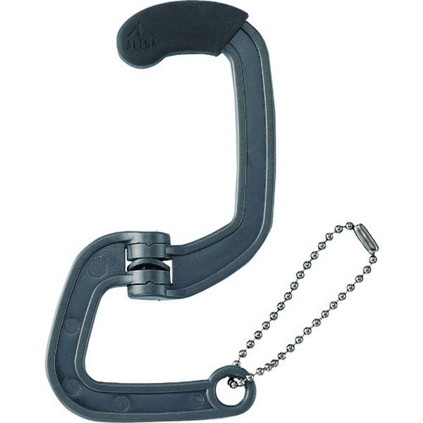 【メーカー在庫あり】 A779124 (株)LIHIT リヒト 携帯用バッグハンガー ブラック A7791-24 HD店