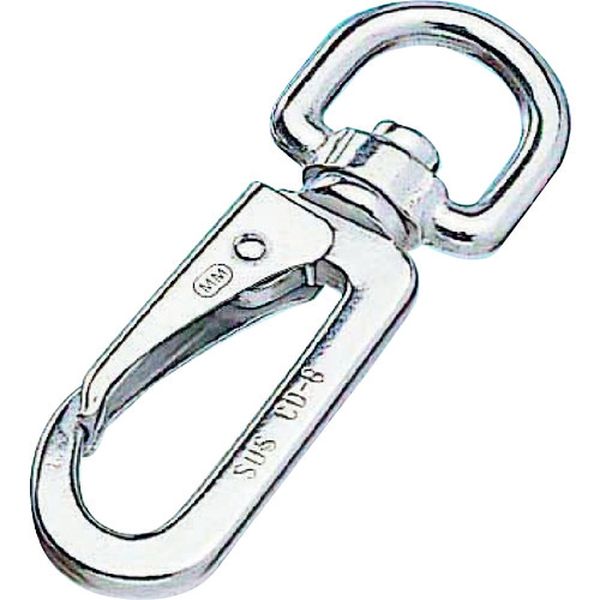 【メーカー在庫あり】 B659 (株)水本機械製作所 水本 ステンレス ナスカンスナップCD型 線径7mm 長さ96mm B-659 HD店