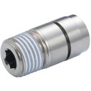 【メーカー在庫あり】 KOC1203 チューブフィッティング ブラス六角穴付ストレート チューブ12 ネジR3/8 ゴムHNBR KOC12-03 HD店
