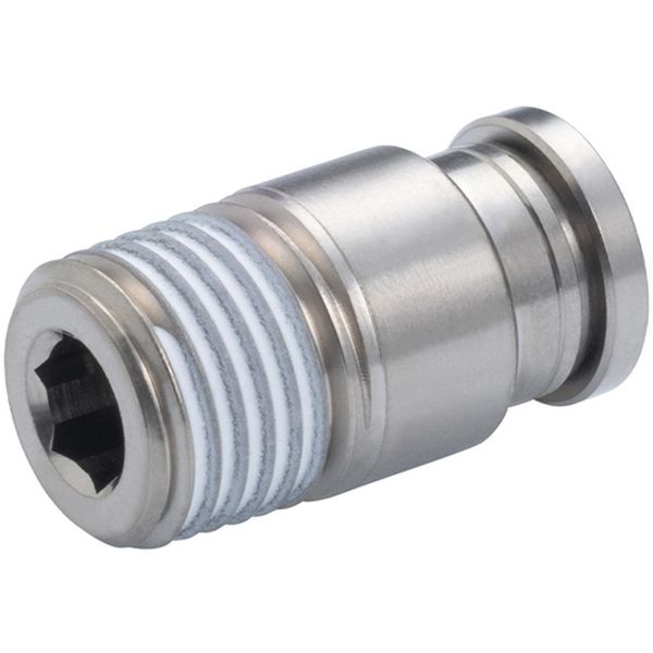 【メーカー在庫あり】 KOC4011 チューブフィッティング ブラス六角穴付ストレート チューブ4 ネジR1/8 ..