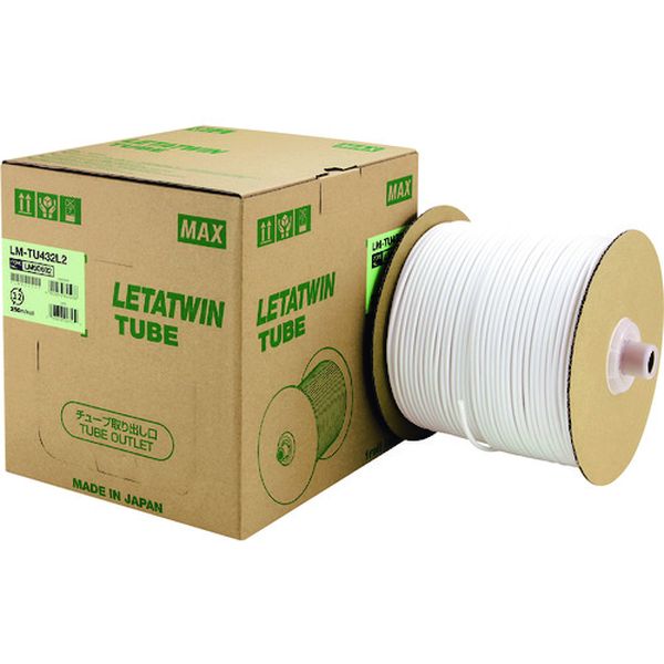 【メーカー在庫あり】 LMTU436L2 マックス(株) MAX チューブマーカー レタツイン ドラム式 チューブ白 ..