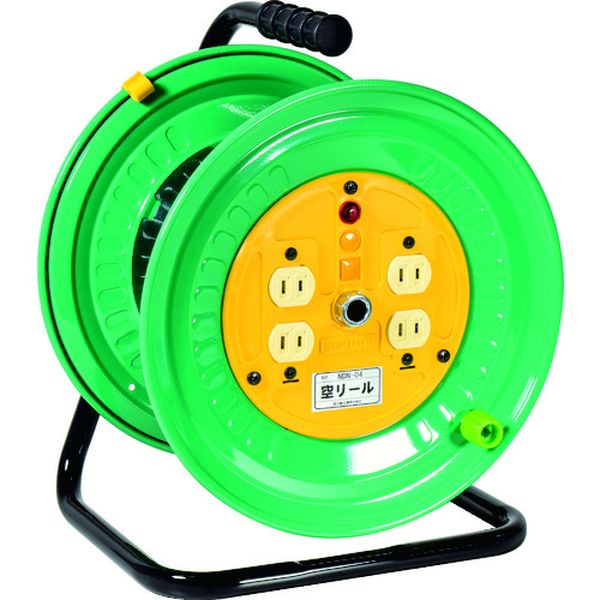 【メーカー在庫あり】 NDN04 日動工業(株) 日動 空リール 100V コンセント4個付 NDN-04 HD店