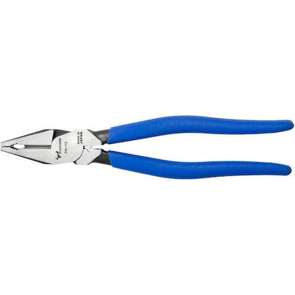 【メーカー在庫あり】 PW115 (株)ツノダ TTC 電工パワー万能ペンチ (偏芯テコ・圧着機能付) 全長227mm PW-115 HD店