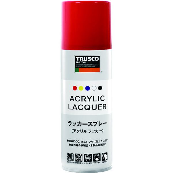 【メーカー在庫あり】 RSP300BK トラスコ中山(株) TRUSCO ラッカースプレー 黒 300ml RSP300-BK HD店