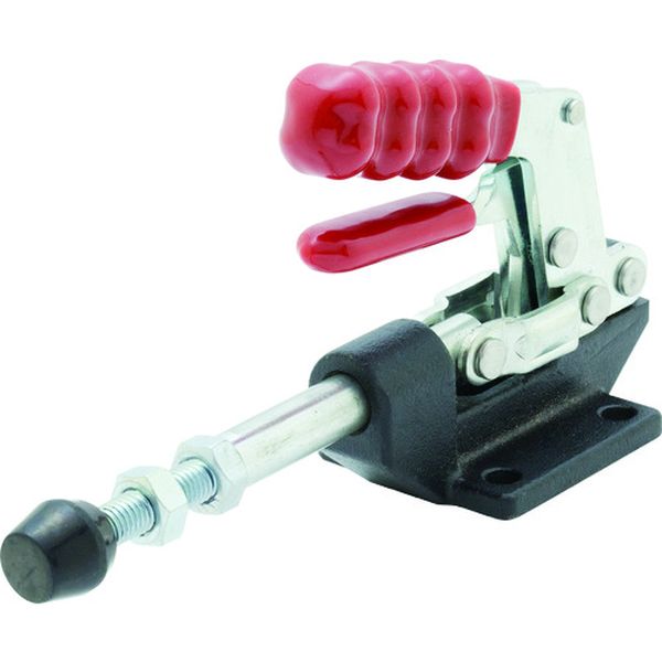 【メーカー在庫あり】 横押し型トグルクランプ ロック機構付 ハンドル操作角度180° フランジベース 締付力2.9kN 付属ボルト径M8 ST-HTC603-L HD店