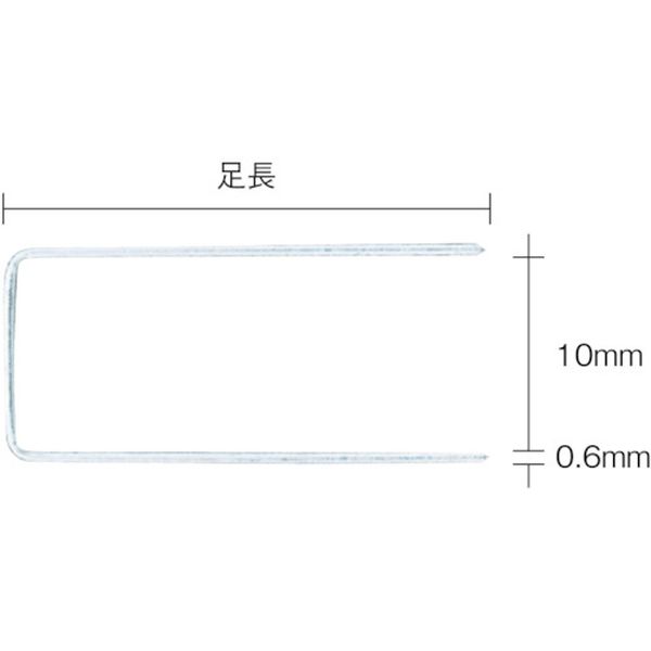 【メーカー在庫あり】 1008JS マックス(株) MAX ステンレスステープル 肩幅10mm 長さ8mm 5000本入り 1008J-S HD店