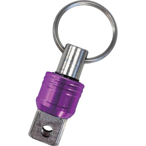 ・6.35mmビット、キーアダプターだけでなく、4分(12.7mm角)のピン留めタイプを含むインパクトレンチソケットもホールド可能なマルチホルダーです。・先端工具のビット・ソケット携行に。・色：バイオレット・最大長さ(mm)：40・外側対応：12.7mm・内側対応：6.35mm・生産国 中国・JANコード 4976463136845・質量 30g・コード：217-9134 ・品目：1368413684楽天 HD店　