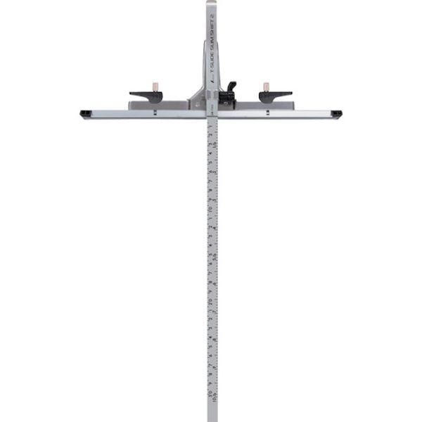 Scales - 【メーカー在庫あり】 シンワ測定(株) シンワ 丸ノコガイド定規 Tスライド スリムシフト 2 30cm 併用目盛 73542 HD店