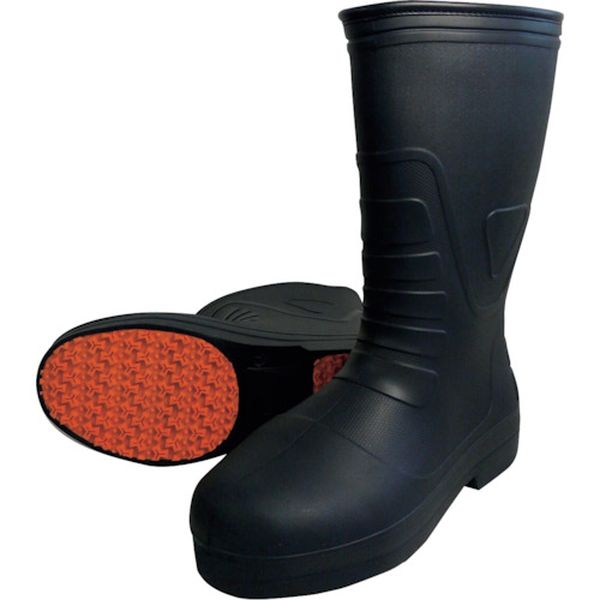 【メーカー在庫あり】 KR7030BKXL (株)喜多 喜多 柔らかいEVAラバー安全長靴 KR7030 ブラック XL(27.5〜28.0) KR7030-BK-XL HD店