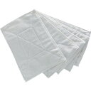 【メーカー在庫あり】 MFCT5PW トラスコ中山(株) TRUSCO マイクロファイバーカラー雑巾(5枚入) 白 MFCT5P-W HD店
