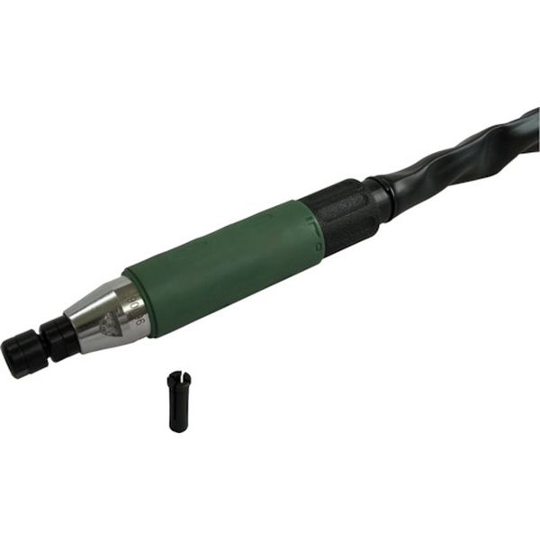 ・6mm軸の工具が使用可能です。超硬ロータリーバーは8mm、　軸付砥石は13mmまで使用可能です。・付属の3mmコレットを使用して3mm軸の工具が使用可能です。・金型などの仕上げ研磨に最適です。・ホース1M装着・スポット溶接後の研削、研磨、面取り作業に。・各種金型の精密仕上げに。・バリ取りや穴加工、内面研磨作業に。・チャック内径(mm)：6・無負荷回転数(min［［の-1乗］］)：35000・空気消費量(［［M3］］/min)：0.18・ホース取付口：RC1/4・排気：後方・全長(mm)：146・コレット内径(mm)：6・適合砥石(mm)：13・空気消費量(L/min)：180・高さ(mm)：26・使用エアホース内径(mm)：6・使用空気圧力(MPa)：0.6・口金寸法(mm)：1/4・騒音値(dB)：75・使用空気圧力：0.6Mpa・ロータリー式・カップリング、3mmコレット・ホース1M・消耗品と工具を適切に使用しないと工具の早期破損や消耗品の早期摩耗につながります。・正しい周速回転数にあったものをご使用ください。・生産国 日本・JANコード 4550414176038・質量 0.240kg・コード：256-6790 ・品目：MG6MG6楽天 HD店　